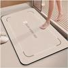 Diatomaceous Earth Absorbent Floor Mat for Bathroom Entrance, Non-Slip Foot Mat for Restroom and Toilet Carpet