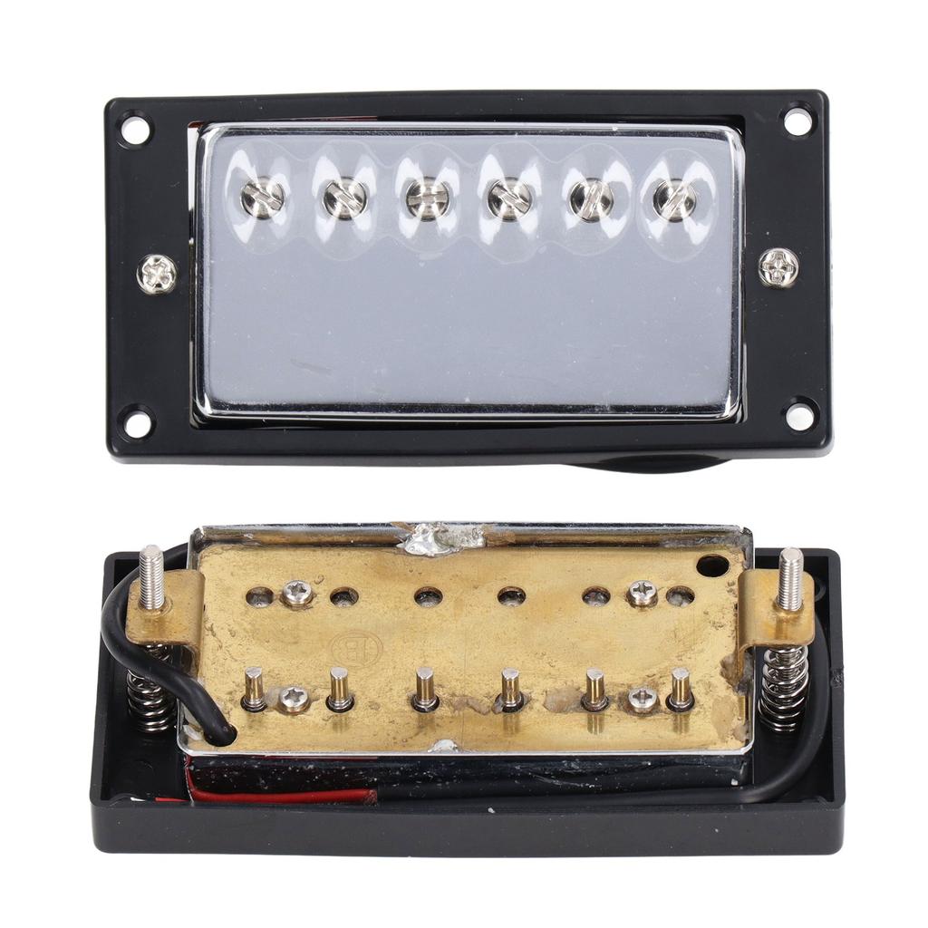 Металлический звукосниматель с двойной катушкой для грифа и бриджа для электрогитары в стиле LP, запасная часть