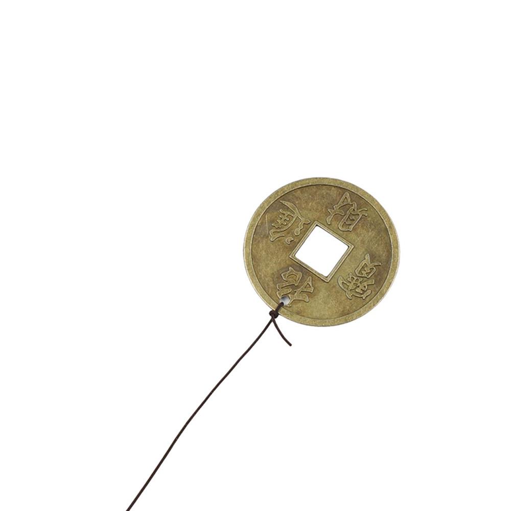 Realistic Metal Money Tree Bell Fortunate Fortune Tree Wind Chimes Bell Courtyard