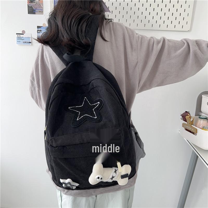 Star Backpack: Large Capacity, Lightweight Travel Bag for Middle & High School Students