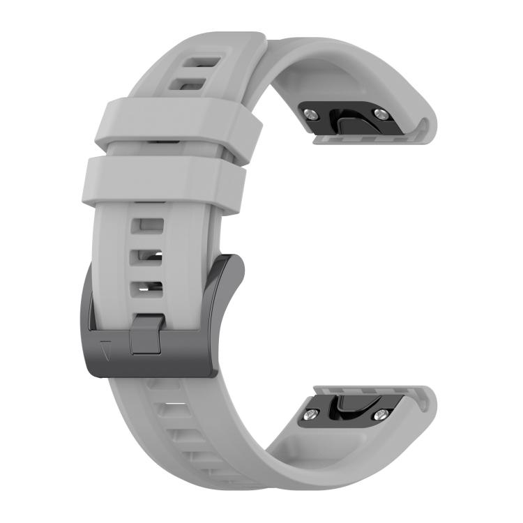 Силиконовый спортивный ремешок для часов Garmin Fenix 7X 26 мм, однотонный