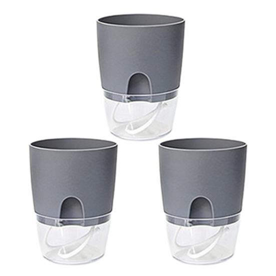 Цветочный горшок Yousheng с дренажными отверстиями, отверстием для залива воды, автоматическим самополивом, гидропонным цветочным горшком, прозрачным основанием, гидропонной посадкой