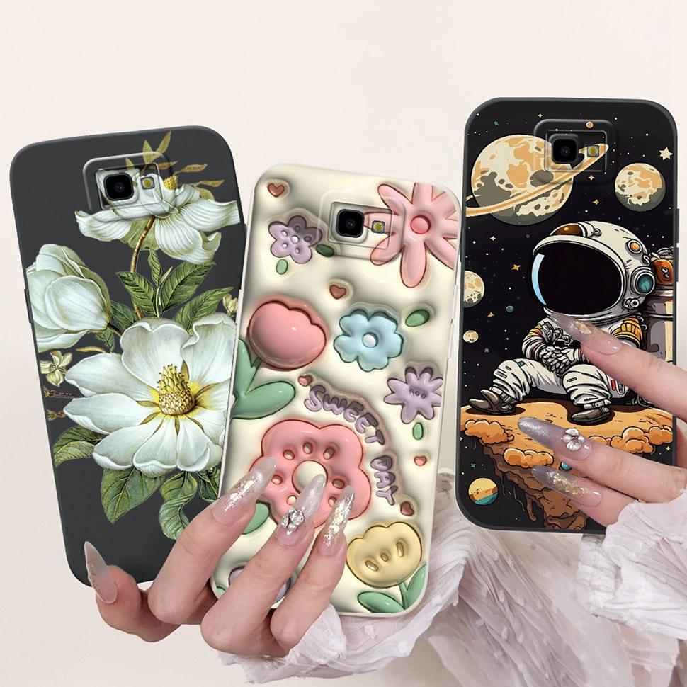 Case For Samsung Galaxy J4 Plus Floral Animal Cartoon ShockProof Fundas For SamsungJ4+ Galaxy J4 Plus J415F Cover Silicone Cases