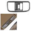 2Pcs For Honda Civic 8th 2006-2011 Carbon Fiber Overhead Light Panel Cover Trim