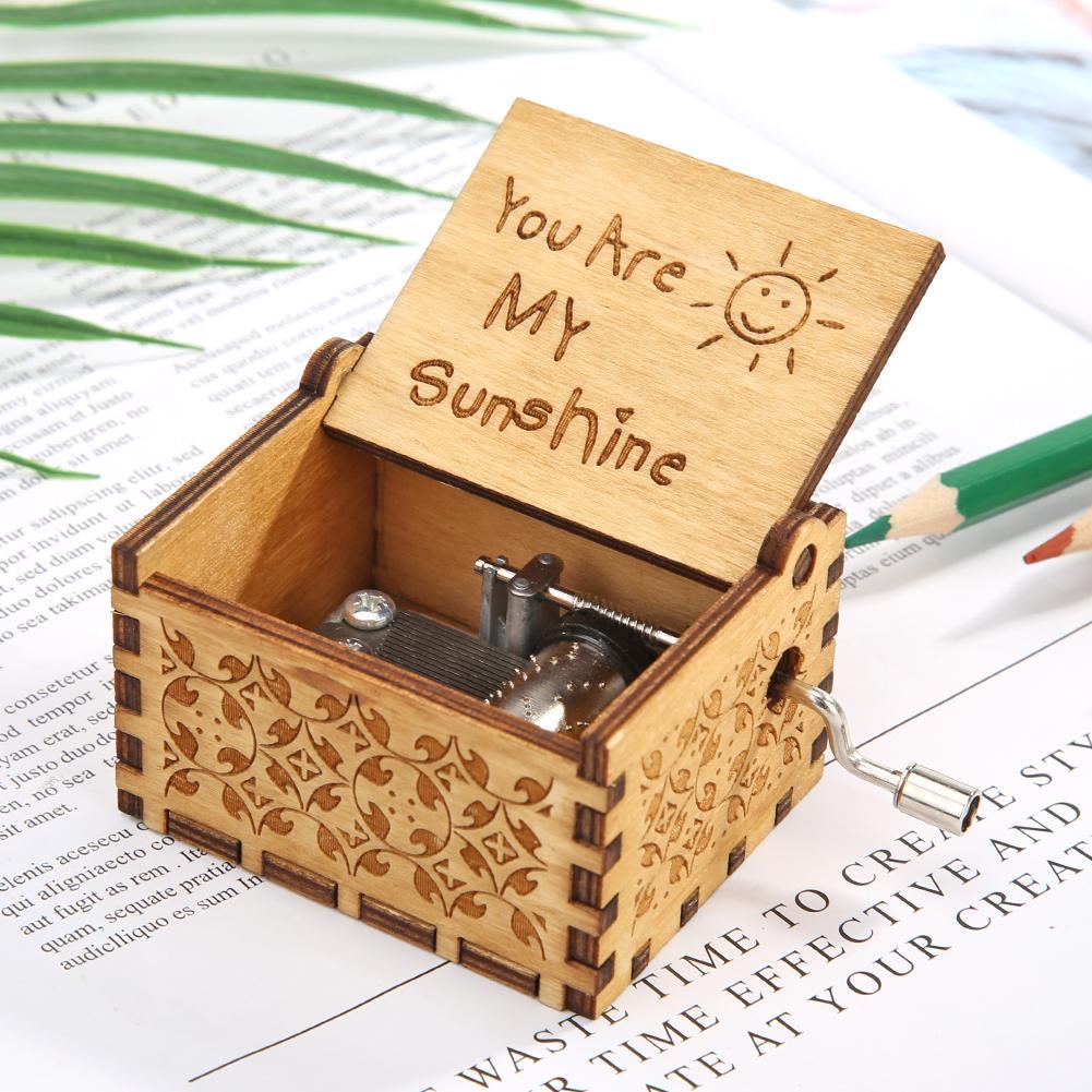 Простая в использовании музыкальная шкатулка в стиле красоты для девочек, музыкальная шкатулка с ручным управлением, изысканные подарки