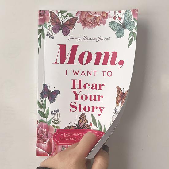 Записная книжка Mom Story Guided Journal, чтобы поделиться своей жизнью, своей любовью, матерью