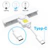 Смарт-кард-ридер Type-C USB 2.0 Plug-and-Play кард-ридер для Windows Портативный считыватель банковских чип-карт Легкий считыватель CAC ID-карт