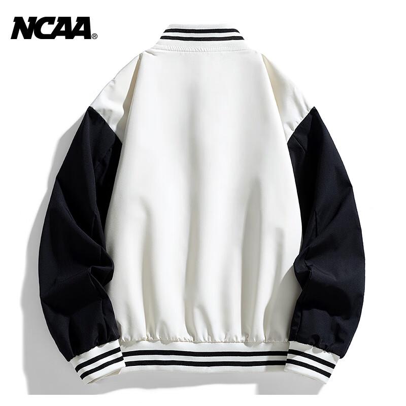 NCAA Logo Print Varsity Jacket