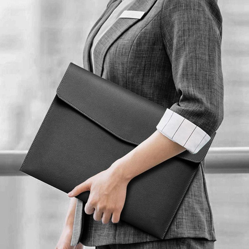 Деловой портфель формата А4 из ПУ кожи, ручная сумка для ноутбука, ручная сумка для хранения файлов, утилитарный чехол