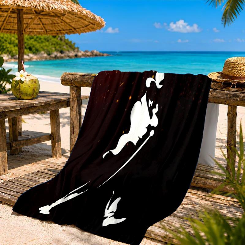Johnnie Walker Beach Towel, Quick-drying, Easy to Care for, Suitable for Both Fitness and Beach Vacations,Sports Essential