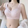 Регулируемый бюстгальтер Женский бюстгальтер без бретелек большого размера Тонкий дизайн с защитой от просвечивания Со сбором Поддержка против провисания и Двубортный бюстгальтер