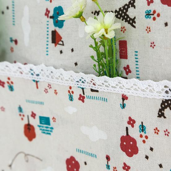 Складная пылезащитная крышка для микроволновой печи с боковым карманом, хлопок, лен, удобная сенсорная верхняя крышка для микроволновой печи, товары для дома