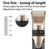 Professional Hair Clipper Rechargeable Men's Barber Beard Trimmer Low Noise Adult Kid Haircut Hair Cutting Machine