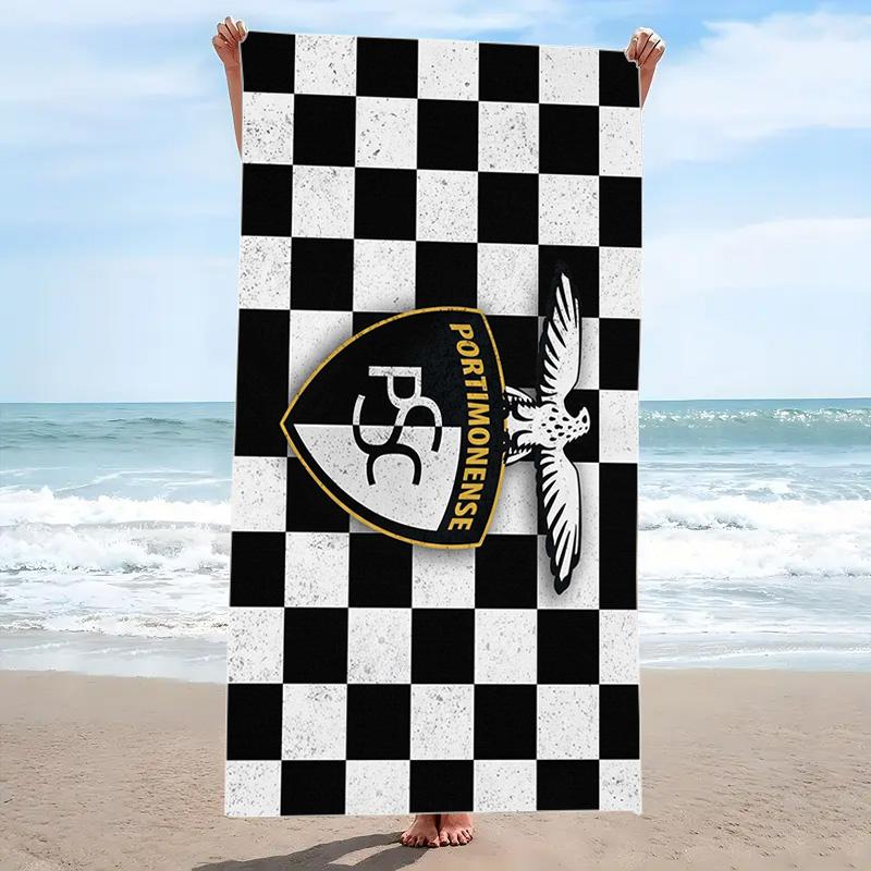 Portimonense SC Print Beach Towel, Large Soft Quick Dry Towel for Beach Camping Swimming