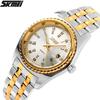 Наручные часы для SKMEI для мужчин, маленькие, деловые, классические, стальные, наручные часы, для джентльмена, водонепроницаемые, аналоговые, стильные, с браслетом, повседневные,