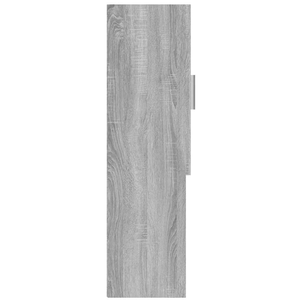 Washing Machine Cabinet Grey Sonoma 70.5 x 25.5 x 90 cm