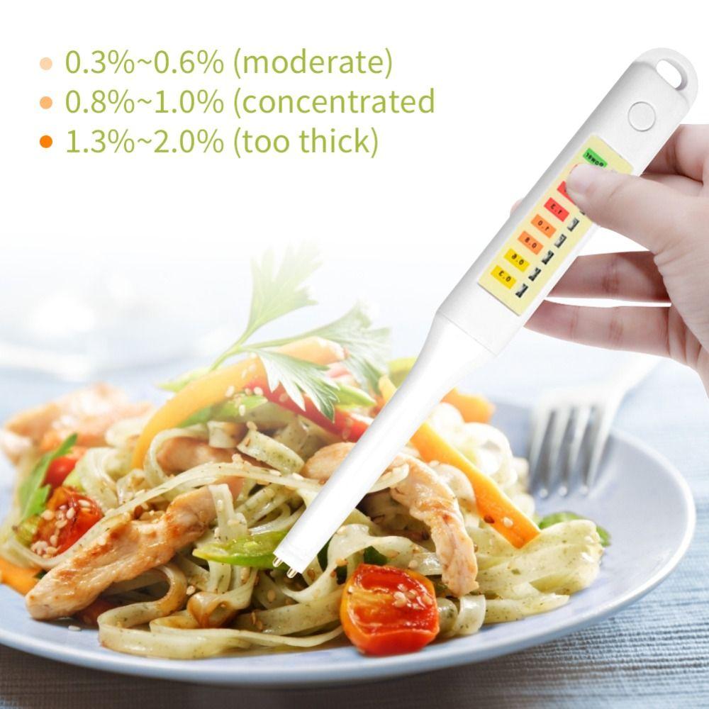 Food Salinity Meter Salt Concentration Meter Salinity Tester Salinometer Salinity Tester Pen