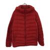 Бесшовная пуховая куртка L Красный Мужская Б/У
