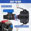 AEE4-IBC Tote Adapter, 2 Inch Cam Lock For 275-330 Gallon IBC Tote Tank, IBC Tote To Garden Hose Fittings Adapter