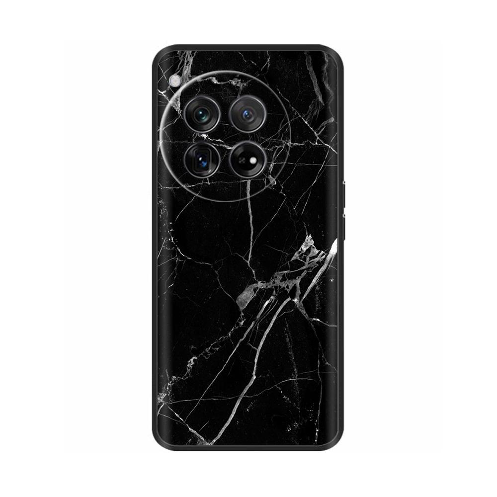 For OnePlus 12 Case Marble TPU Silicone Soft Phone Cases Cover For OnePlus 12 5G CPH2581 6.82" OneMore 12 Colorful Painted Capa
