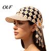Boho Chic Photography Prop Hand Crocheted Sunflower Baseball Cap, Bohemian Tassel Bell Hat, Handmade Knit Cutout Floral Spring Summer Fashion