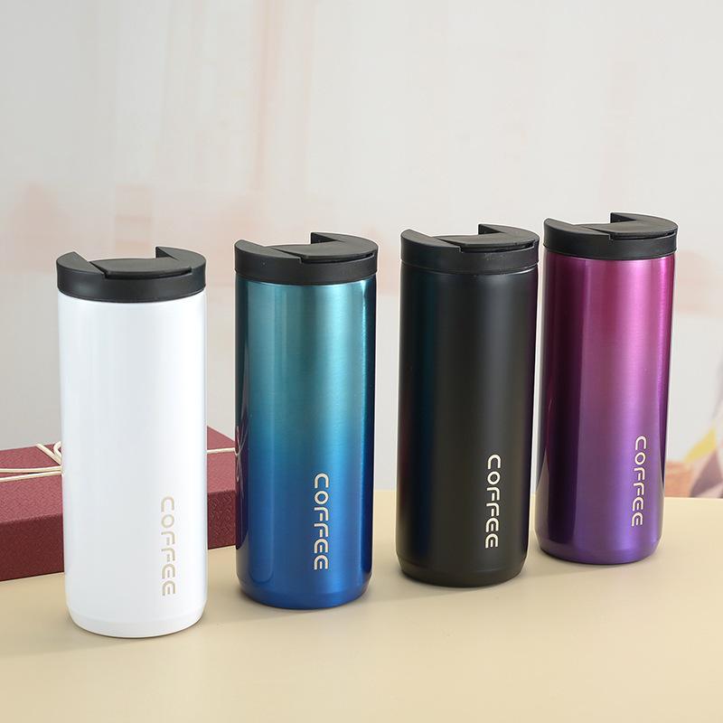 Персонализированная градиентная термокружка для кофе из нержавеющей стали 304