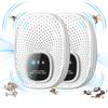 Set of 2 Ultrasonic Rodent Repellent Devices for and and Features a and Effective Up To 230 Tatami Mats Sq Ideal for Living and Roaches, Pests, Bats.