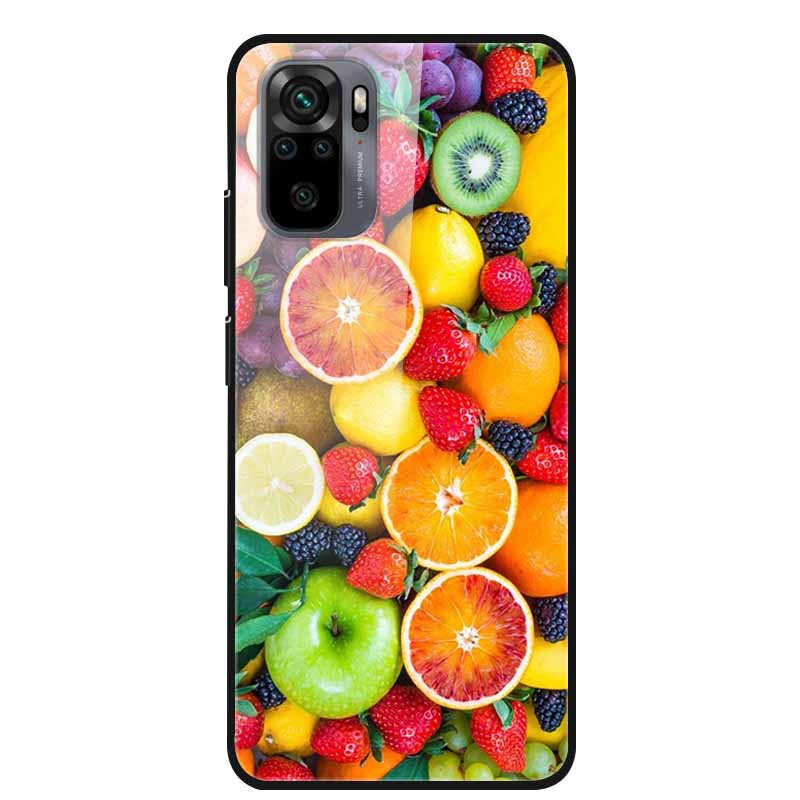 Закаленное Стекло Чехол для Redmi Note 10 Pro Чехол Жесткий Чехол для Xiaomi Redmi Note10 5G Чехол для Телефона Note10 Pro Fundas Бампер из ТПУ