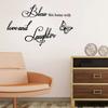 Removable Butterfly Wall Stickers - Modern Vinyl Stickers, English Wall Stickers, Home Decor Wall Art
