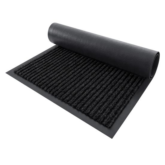 Коврик для пола с противоскользящим дизайном, ультратонкий профиль, придверный коврик, влагопоглощающий входной коврик, пескозащитный коврик для прихожей