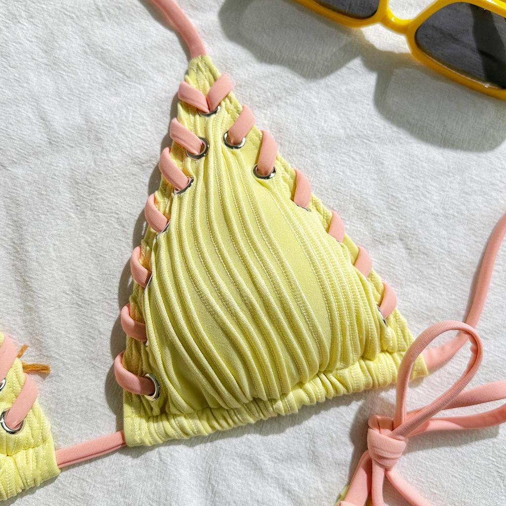 2025 Европейский и американский милый раздельный купальник