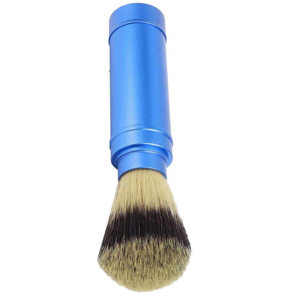 Мужская портативная щетка для бороды, дорожная очистка лица, пенящаяся щетка для бритья, инструмент для ухода