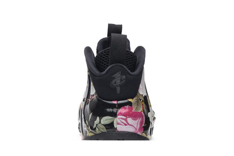 Мужские кроссовки Nike Air Foamposite One Floral Черный/Черный-Белый