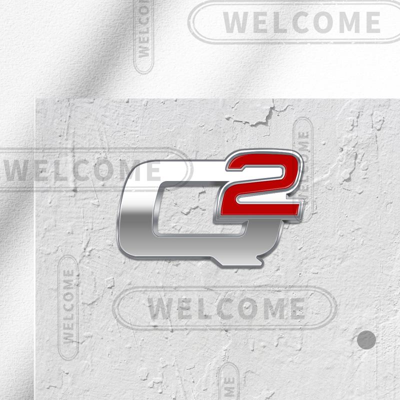 QSGJL1 3D Metal Q2 Q4 Logo Car Steering wheel Emblem Interior Badge Sticker Decals For Alfa Romeo Giulietta Giulia Mito 147 156 Stelvio