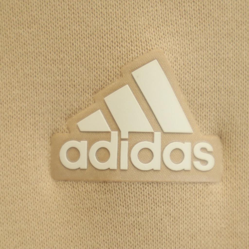 Adidas С логотипом на спине Лонгслив Свитшот Длинное платье M бежевый Женское Б/У