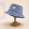 Женская панама Весенне-летние шляпы для мужчин Выстиранная джинсовая ткань Винтажная мода Солнцезащитная шляпа от солнца Шляпа-боб Мужская Новая в корейском стиле