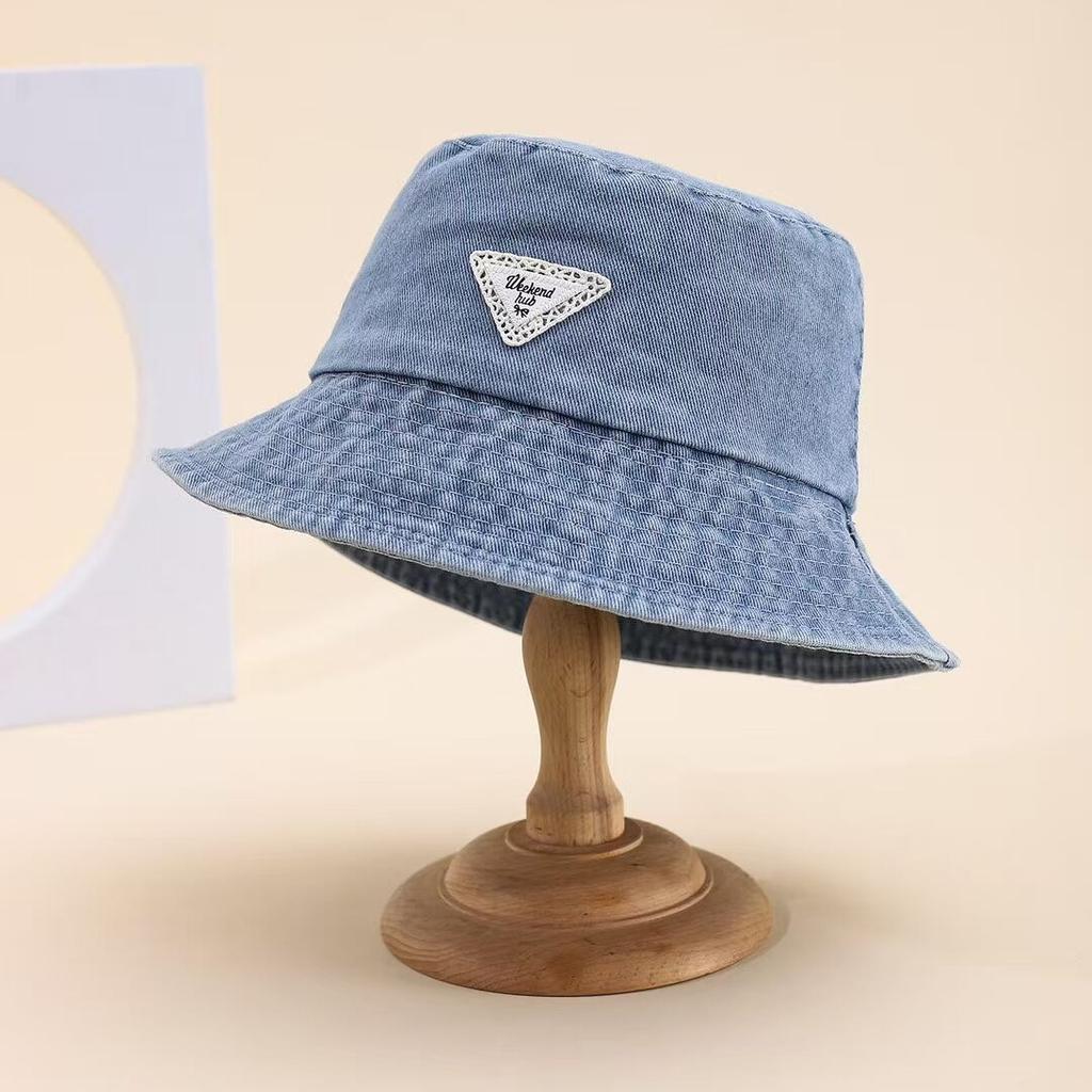 Женская панама Весенне-летние шляпы для мужчин Выстиранная джинсовая ткань Винтажная мода Солнцезащитная шляпа от солнца Шляпа-боб Мужская Новая в корейском стиле