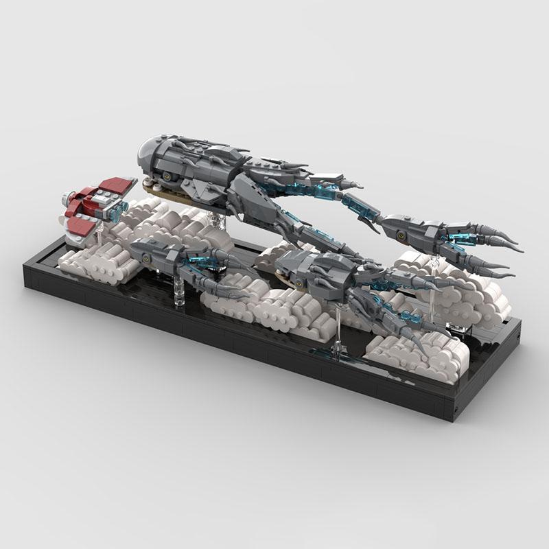 Нетоксичный Moc Креативная Серия Планета Шаттл-Машина Парад Пхукета Детский Пазл Набор Строительных Блоков Для Мальчиков