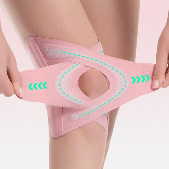 Наколенник для мужчин и женщин, регулируемый компрессионный наколенник с боковыми пружинами