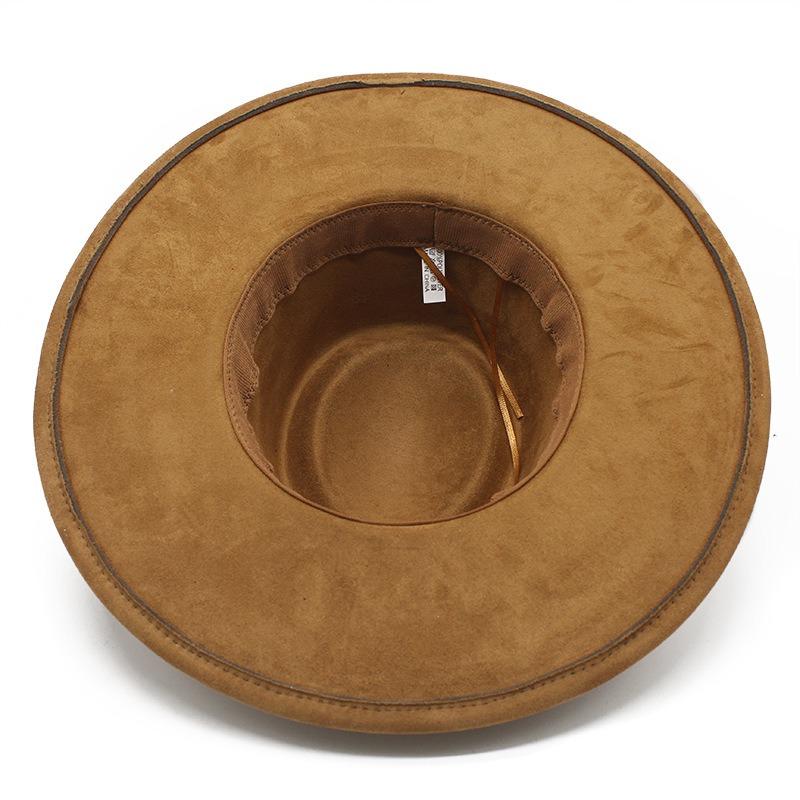Women S Vintage Retro Wide Brim Suede Panama Fedora Hat