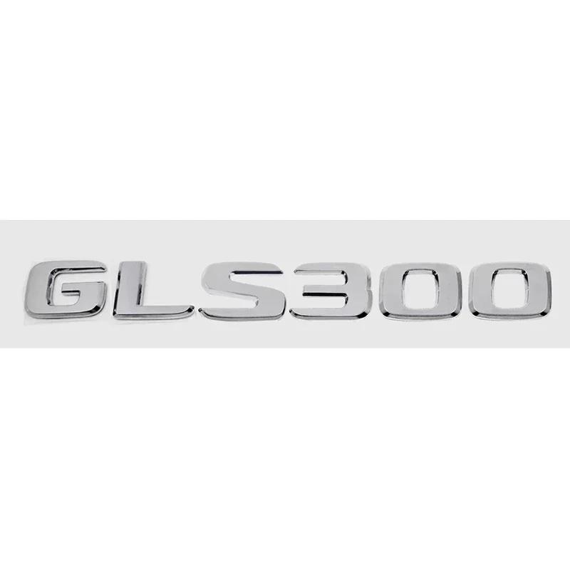 Car Digital Alphabet Trunk Emblem Badge Decal for Mercedes Benz GLS200 GLS250 GLS260 GLS300 GLS320 GLS350 GLS500 GLS550 GLS600 BF1