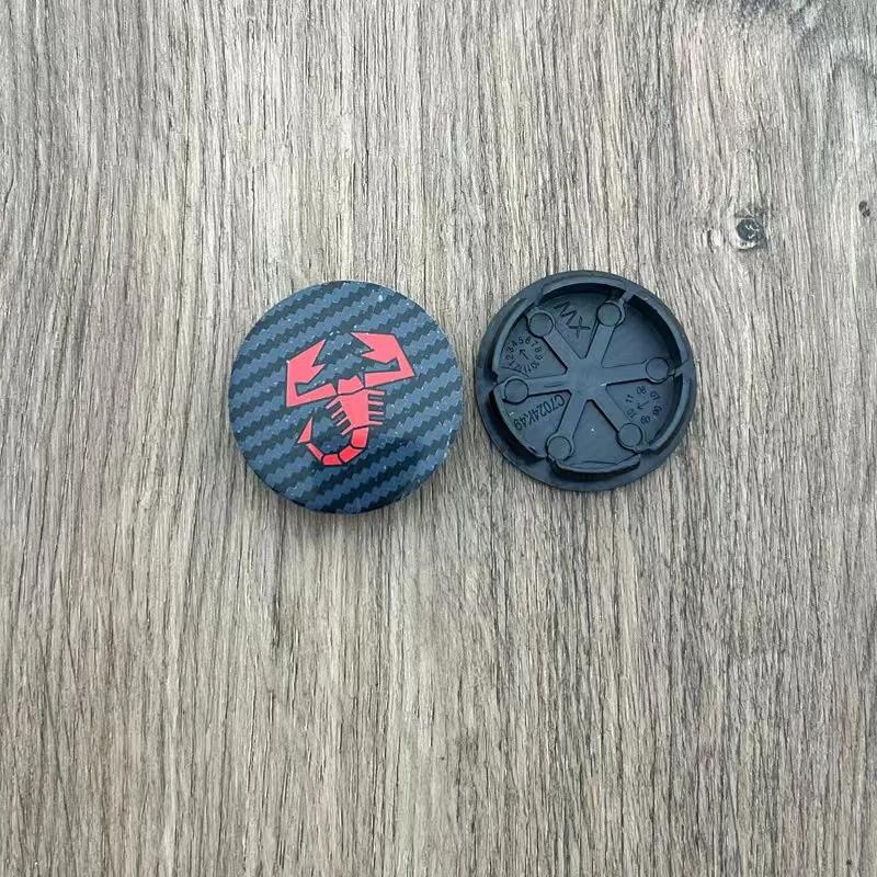 4pcs 50mm  Abarth 500 Wheel Center Hub Caps Car Rims Dust Proof Cover Emblem Badge for Fiat Palio Stilo Bravo  Perla Puntosiena