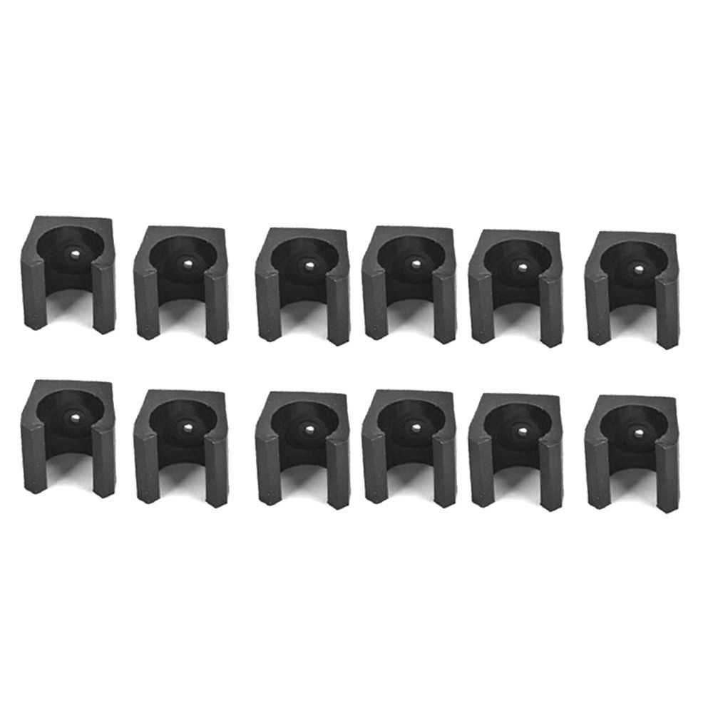 12Pcs Wall Hanging Billiard Cue Holder Rod Clip Stick Holder Billiard Cue Fishing Rod
