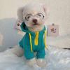 Pet Dog Cat Clothes Spring and Autumn Schnauzer Bi Xiong Bi Mei French Fight Puppy Sweater Handsome Thin