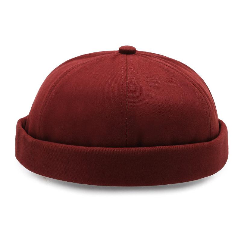 Brimless Hip Hop Beanie Skullcap Street Women Men SkullCap Portable Melon Cap Street Knitted Hats Fashion Headwear Caps 1pc