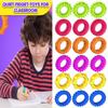 12 шт./набор Эластичные сенсорные игрушки-антистресс Кольцо-антистресс Новые детские сенсорные кольца Дети с аутизмом