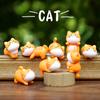 Cute Cat Plush Toy Pvc Blind Box Animal Figurine For Car And Home Decor