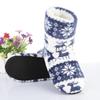 Adult Christmas Deer Boots Coral Velvet Print Indoor Boots Men and Women Yoga Shoes