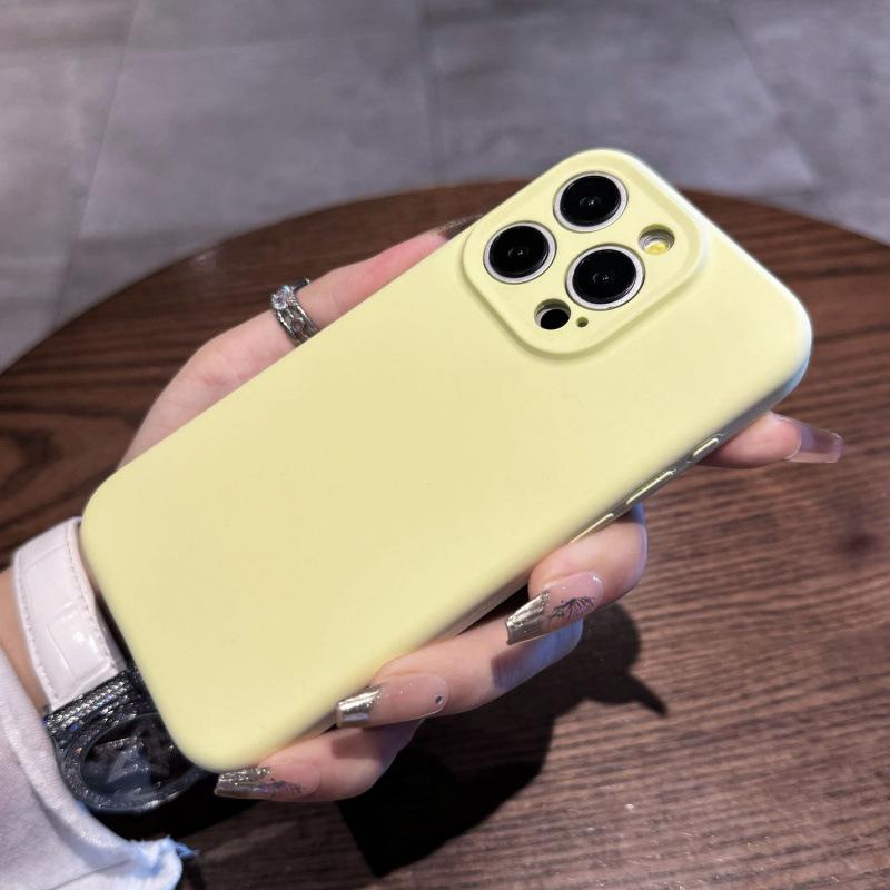 Применимо к чехлу для мобильного телефона Apple 11promax iPhone11 новый импортный жидкий силикон всесторонний противоударный чехол
