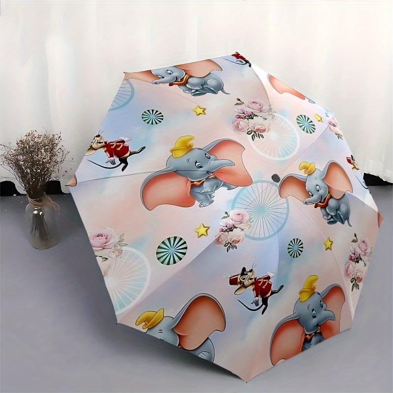 Dumbo, Timothy Automatic Opening and Closing Umbrella, Compact Travel Umbrella, Lightweight and Portable, Suitable for Beach Commuting Busin